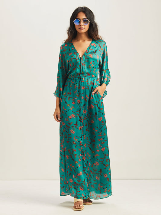 Orman Kimono Maxi Dress