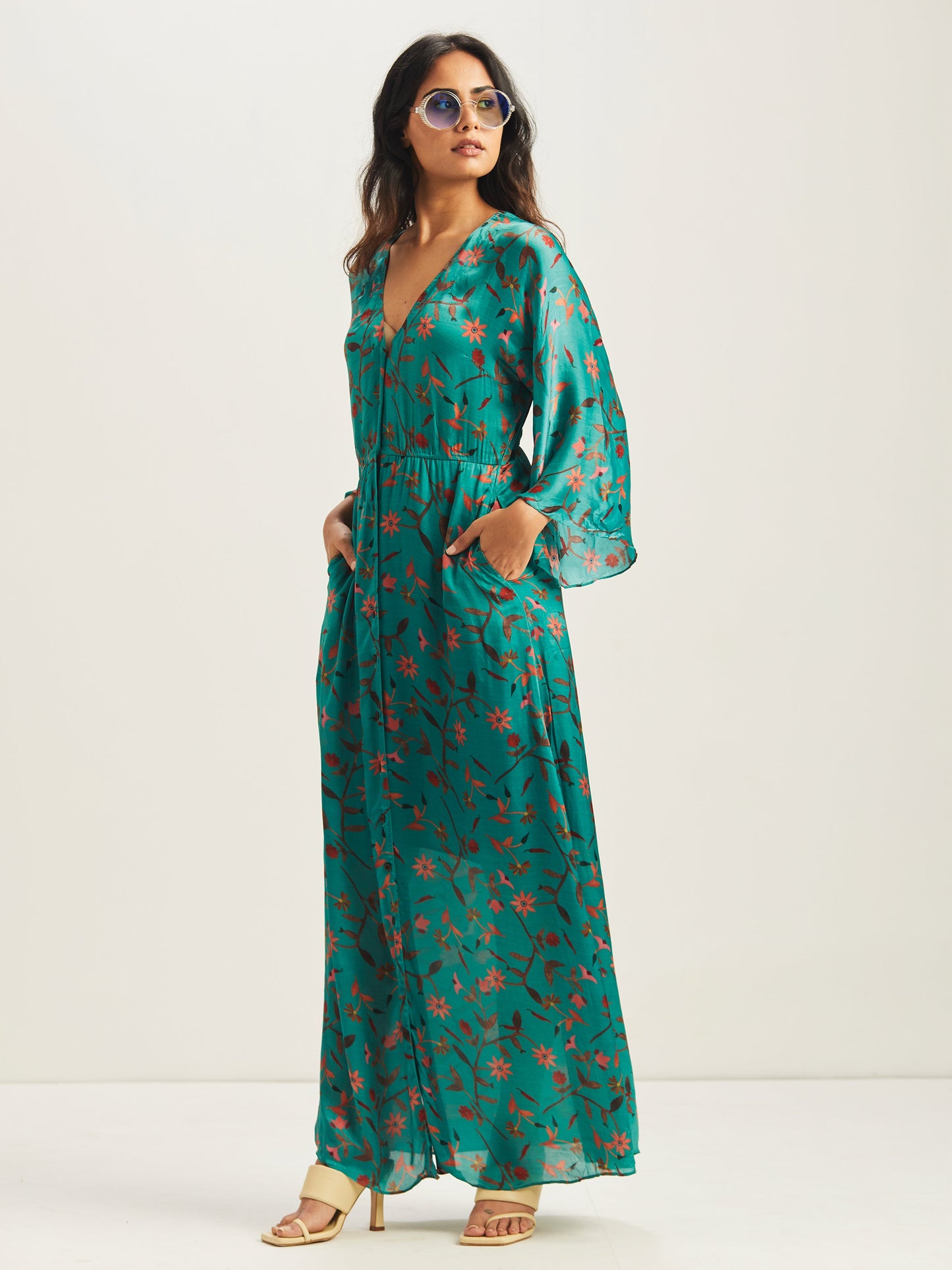 Orman Kimono Maxi Dress