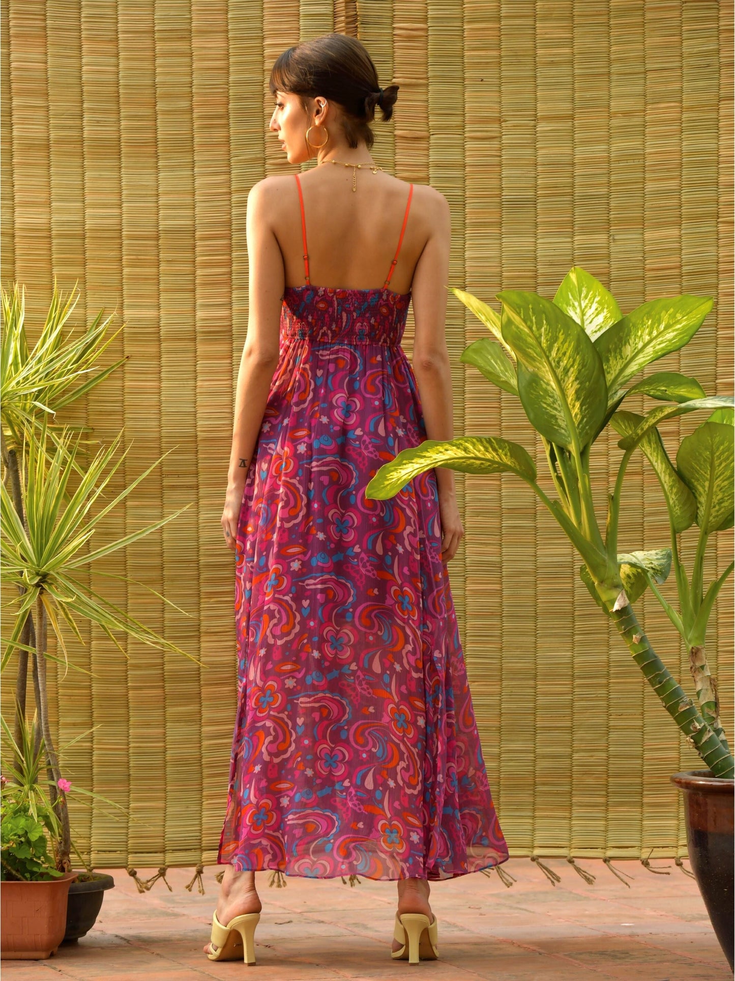 Sara Multi Slit Maxi Dress