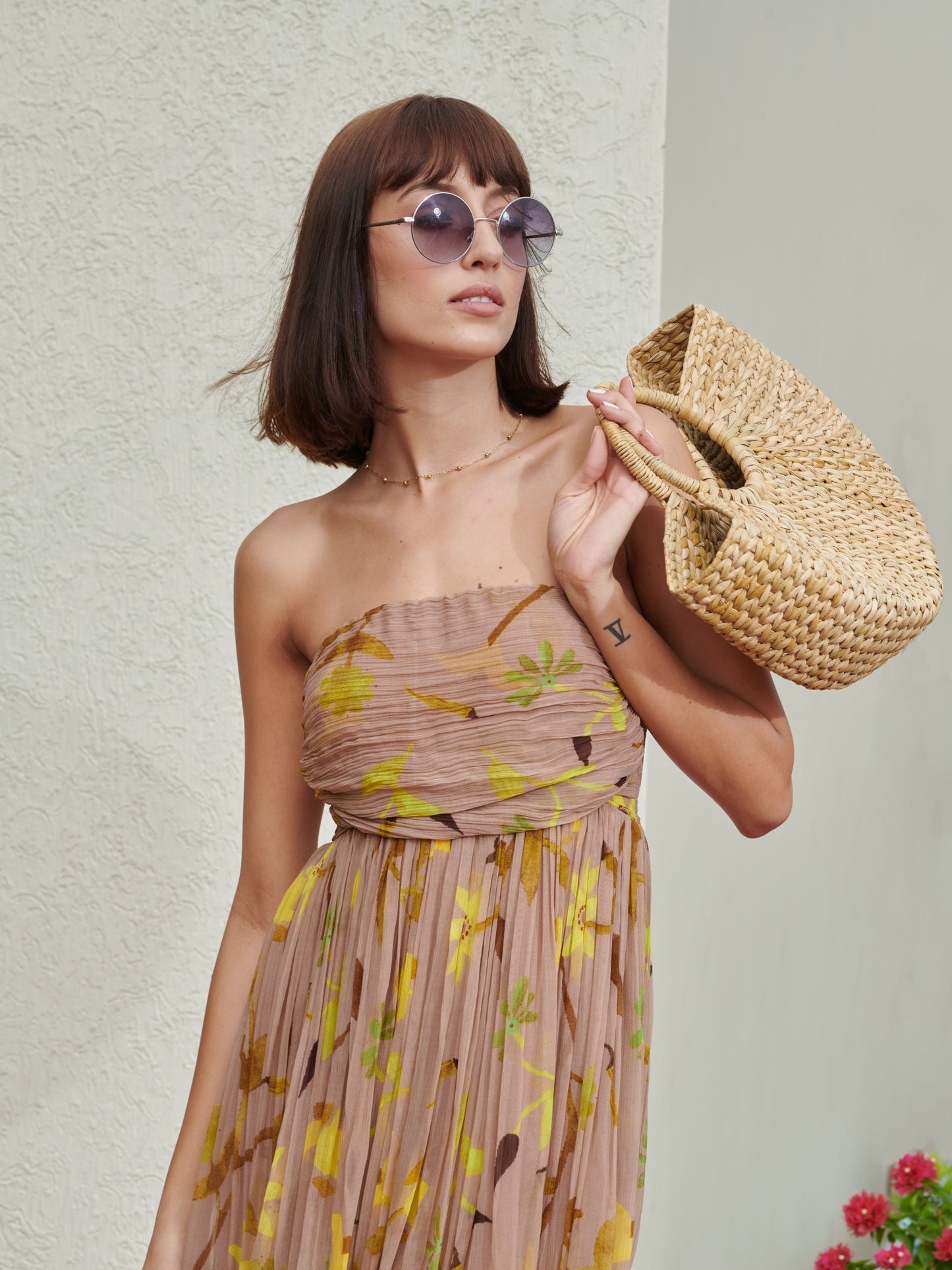 Santorini Spice Market Tube Dress (Earth)