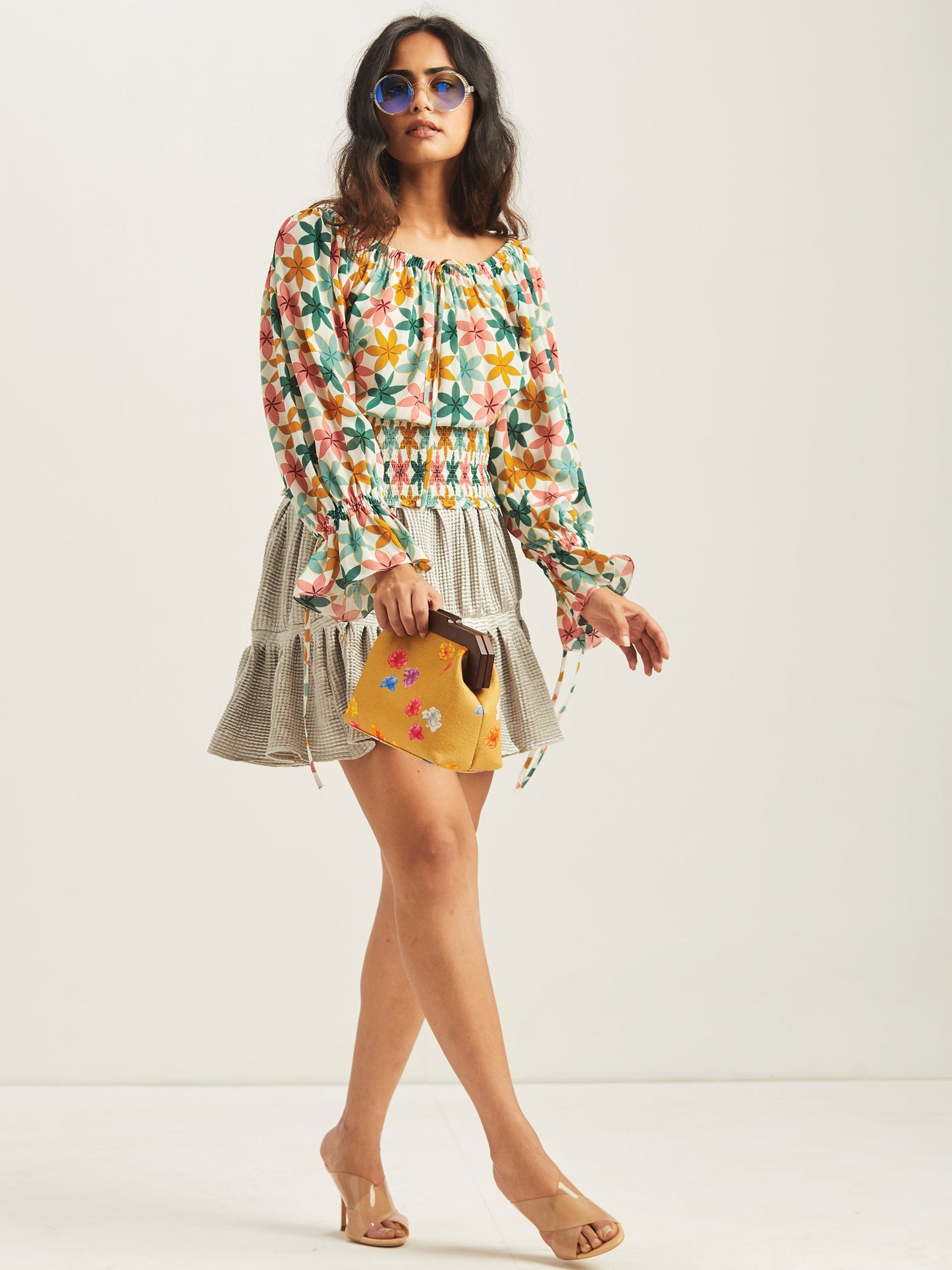 Delilah Off Shoulder Peasant Blouse