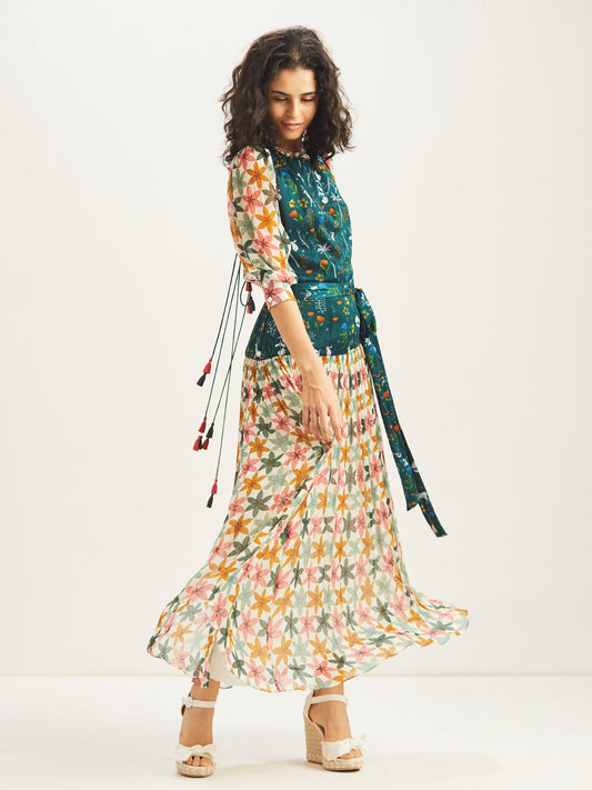 Cassandra Tassled Maxi Dress