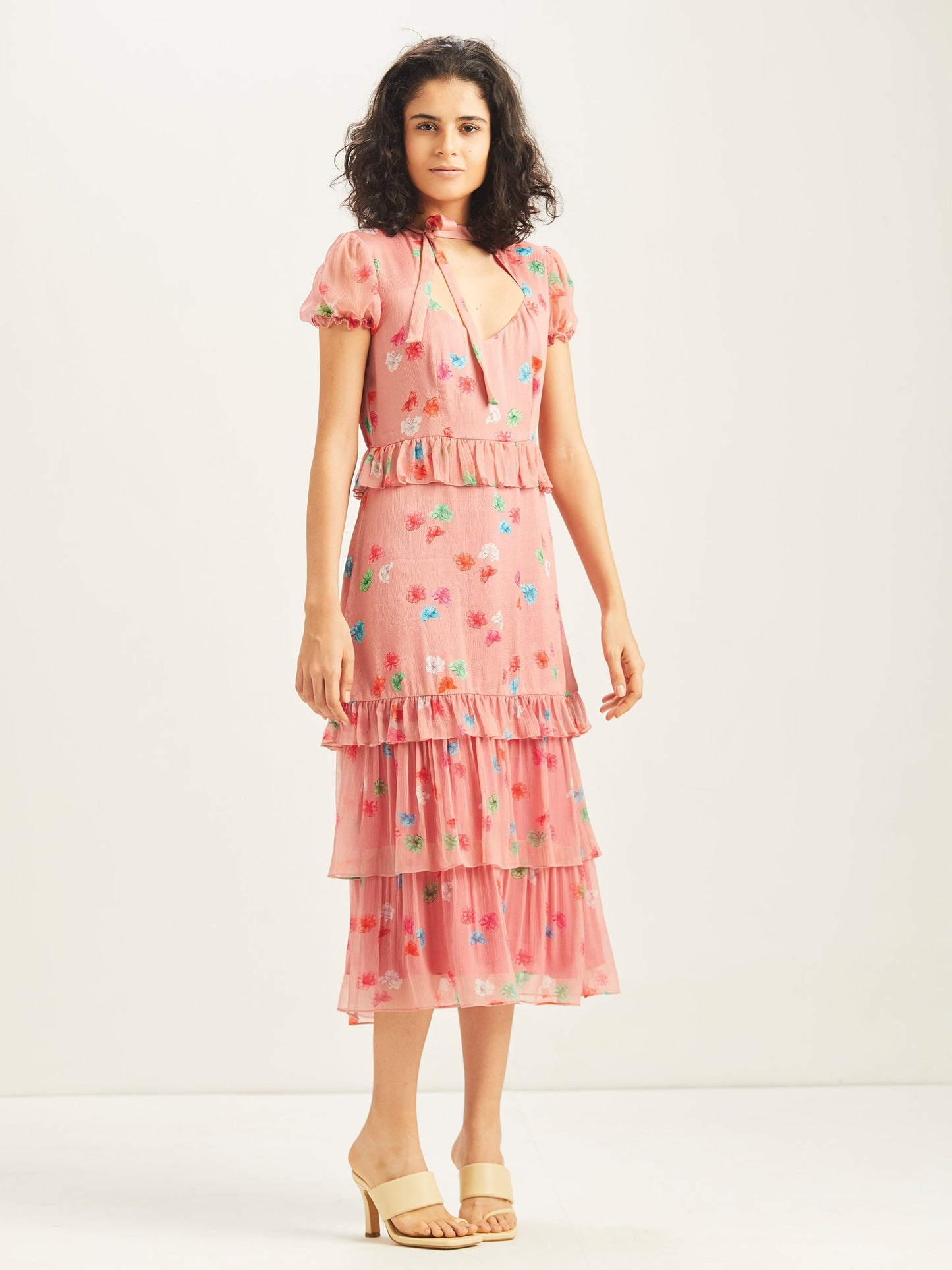 Freya Tiered Midi Dress