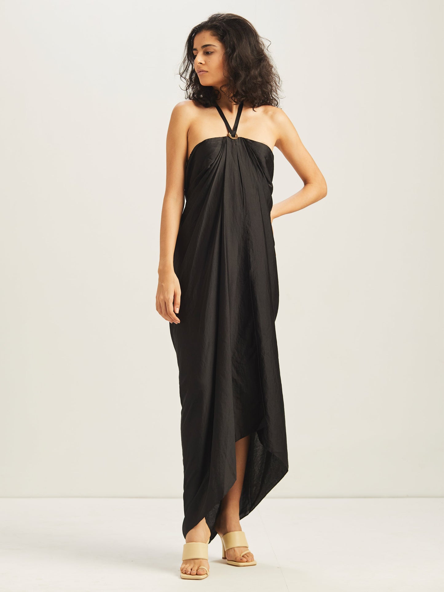 Girlfriend Sarong Dress - Black