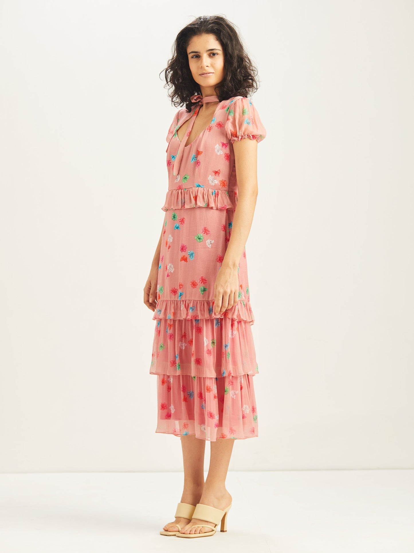 Freya Tiered Midi Dress